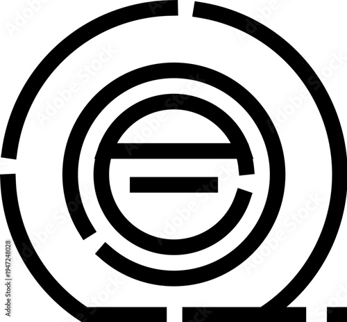 Dental floss dispenser icon showing basic tool for interdental cleaning, promoting effective oral care, preventing cavities, and maintaining fresh breath for daily mouth health