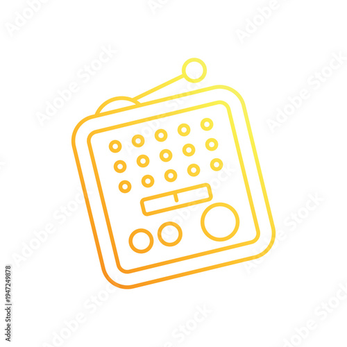 Radio vector icon