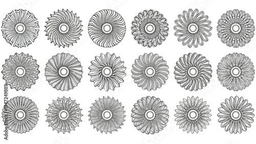 Historical evolution of global currency coins from ancient to modern times Vector