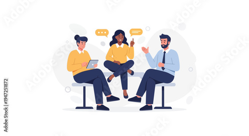 Diverse team discussing ideas in a meeting, communication, collaboration, teamwork