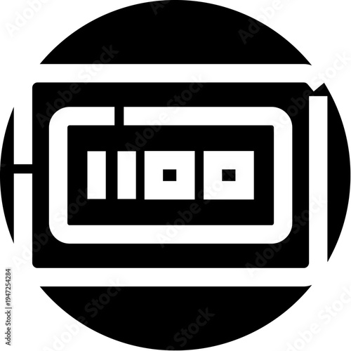 Cassette tape recording and playing audio, representing vintage media, retro technology, and music, providing entertainment and nostalgia for analogue sound