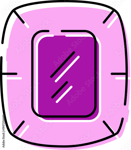 Cushion cut amethyst gem illustrating luxury, preciousness, and beauty, representing a valuable piece in jewelry design, personal adornment, and the gem industry