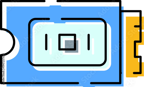 Graphic processing unit illustration highlighting a gpu as a key computer hardware component for high performance computing, gaming, ai, rendering and digital system applications