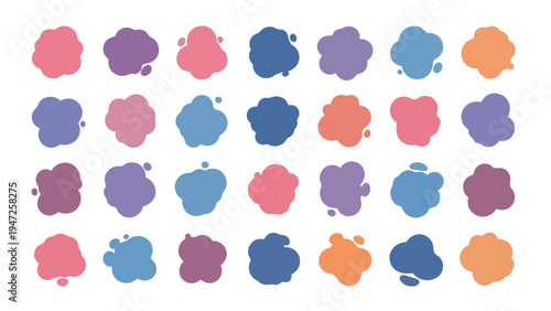 Colorful hexagonal pattern featuring diverse fruit icons arranged in a grid layout. Vector