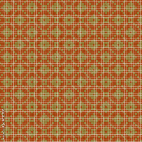 Green Dot Optical Illusion Grid Pattern Background