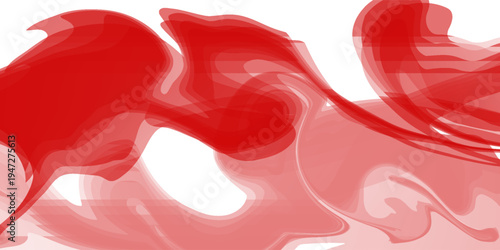 illustration of spilled red liquid on a white background.