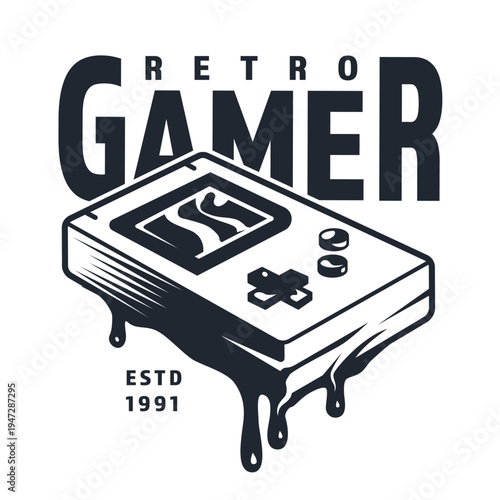 Retro gamer console design