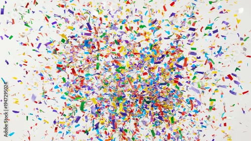 Colorful Confetti Explosion - A Vibrant Celebration of Joy.
