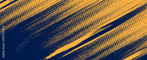 Halftone dots gradient grunge texture background orange and black color pattern. Dot pop art comic sport style vector illustration. grunge vector dots