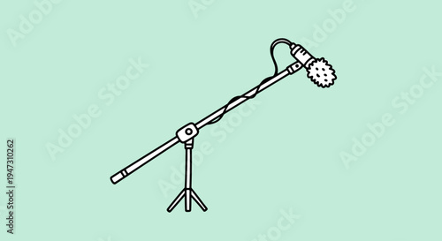 Microphone on a stand device