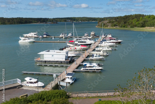 Marina in Naantali, Finland