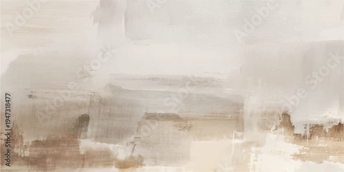 An old grunge paper boat floats through a dark winter fog against a textured stone wall with a black water pattern