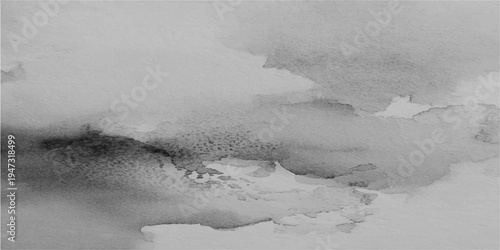 A winter landscape of the Great Wall stone texture and a cold Dead Sea mountain view over the white snow and black rock river