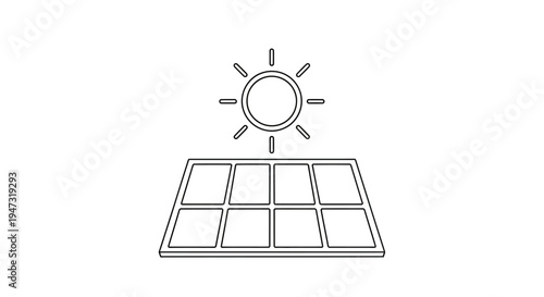 Solar panel renewable energy system.