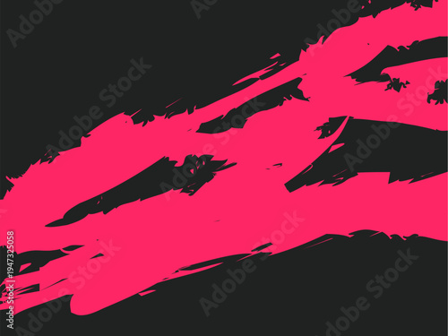 Abstract grunge backgrounds. Brush stroke on black background. Vector design