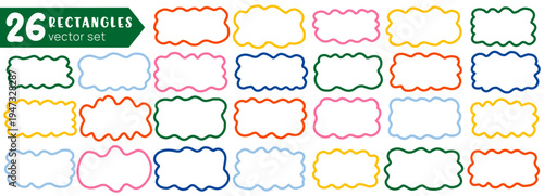 Shape organic irregular for wavy text square and rectangle amoeba doodle. Frame minimal modern for retro badge scribble and label grunge cartoon. Shape vector zig for wavy splash price.