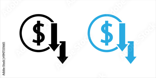 Minimal line icon set. showing multiple people transferring money to a central financial point. Suitable for digital finance, financial networks, investment systems, and economic transaction concepts.