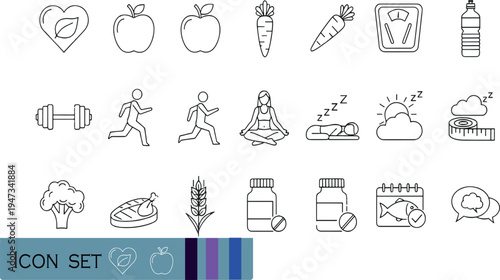 Print Minimalist User Interface and Digital Navigation Icon Set Featuring Shopping Carts Cloud Storage Communication and Security Symbols