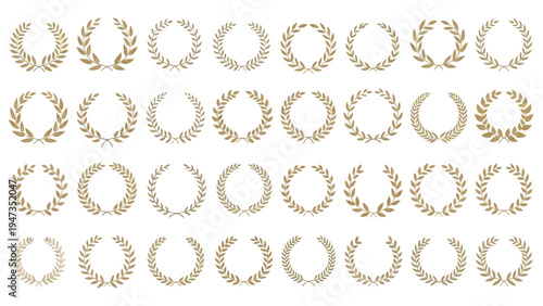 Geometric arrangement of interconnected circles forming a repeating pattern Vector