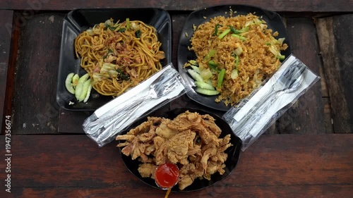 spices on a wooden board