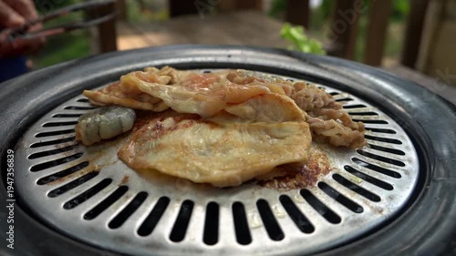 grilled chicken on a grill