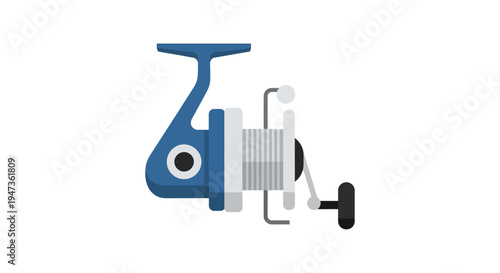 Fishing Reel Closeup.