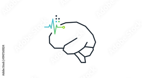 Fist with Heartbeat Line.