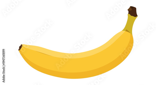 Fresh Yellow Banana Fruit.