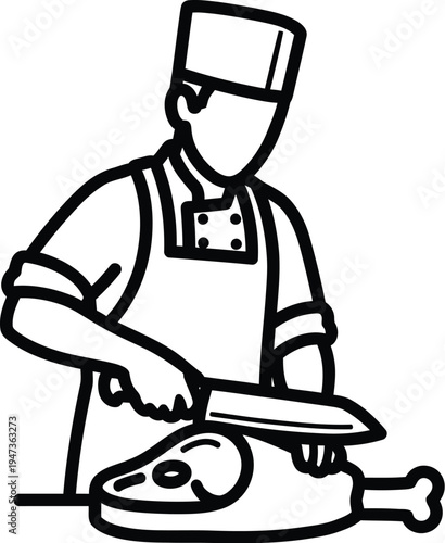 Eid al adha celebration butchering animal sacrifice