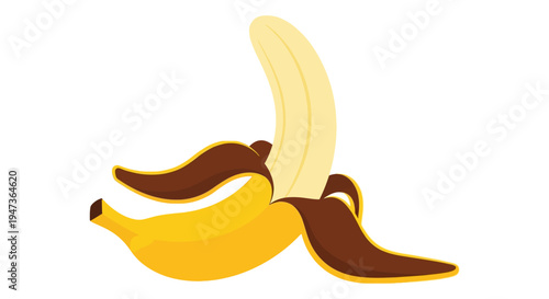 Banana Fruit Yellow Ripe.