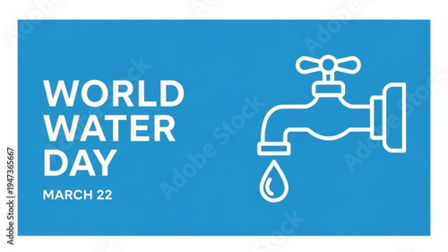 world water day card