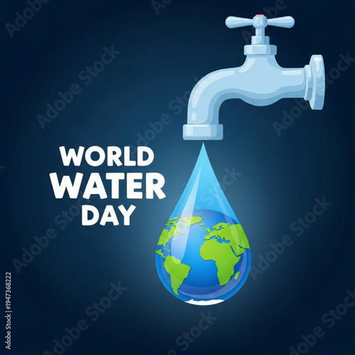 world water day card
