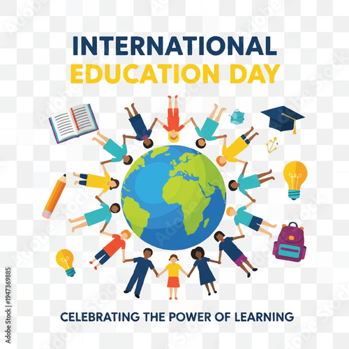 International Education Day Celebration Highlighting Global Learning and Unity Across People and Planet.