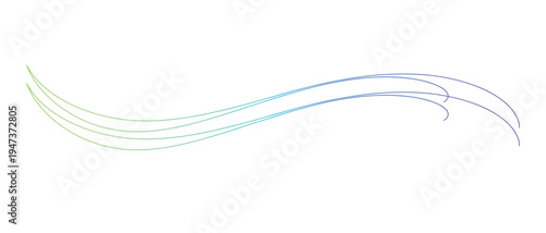 Elegant thin flowing lines abstract wave background