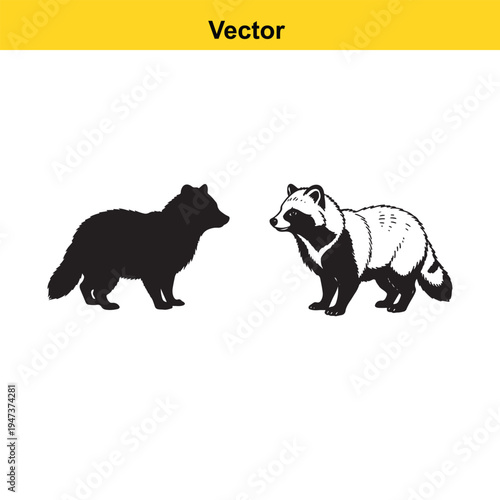 A black and white line art illustration of a professional bull rider performing in a rodeo arena