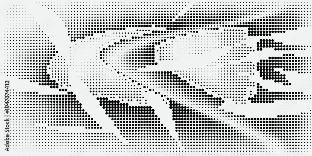 Fototapeta premium Halftone dotted abstract background. Grain gradient texture background with dots. Noise Stipple pointillism pattern. Sand, grain, grunge stipple effect.
