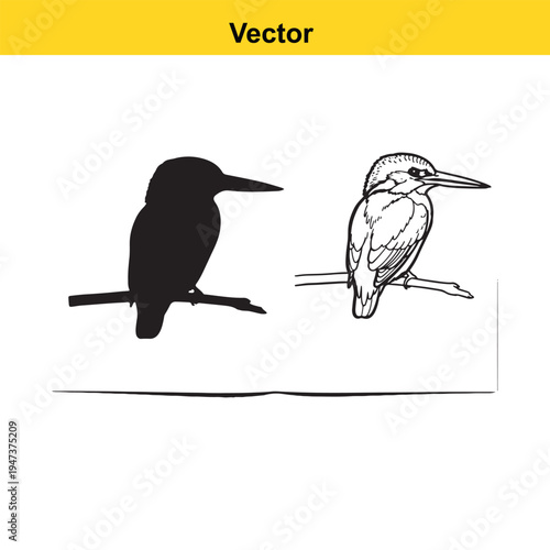 A black and white line art illustration of a cowboy riding a bucking bronco horse in a rodeo show