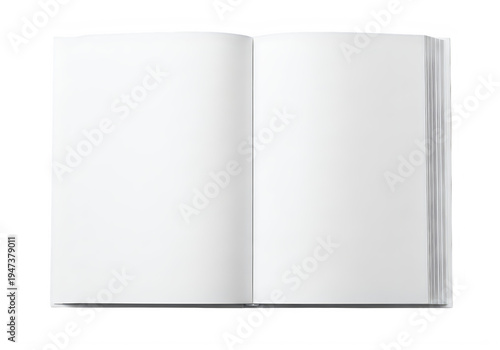 A white book with pages turning