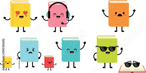 Colorful cartoon adhesive bandages with cute patterns, hearts, dinosaurs, fruits, dots, playful designs for children wound care vector illustration artwork