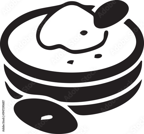 Black and white cartoon animals including a dog cow and rat cute vector illustration