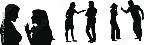 argument, conflict, couple, people, disagreement, fight, discussion, relationship, communication, stress, quarrel, 