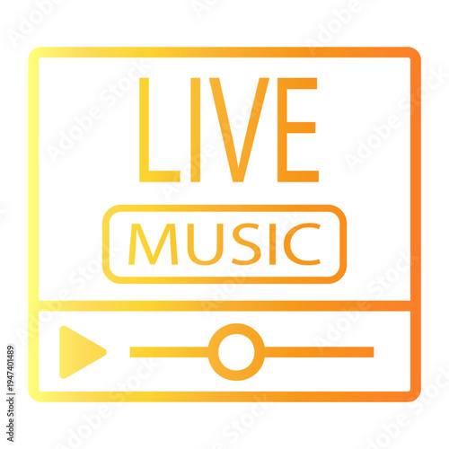 broadcast Line Gradient Icon