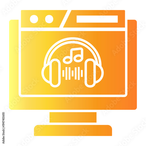 broadcast Gradient icon