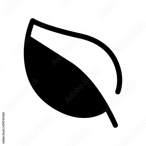Leaf Icon Vector Symbol Design Illustration