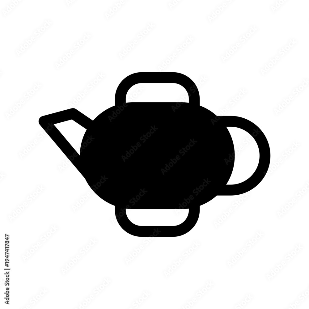 Obraz premium Teapot Icon Vector Symbol Design Illustration