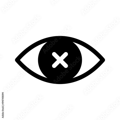 Blind Icon Vector Symbol Design Illustration