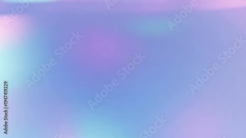 Abstract holographic pastel iridescent background with glossy metallic folds and futuristic gradient texture