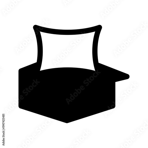 Bed Linen Icon Vector Symbol Design Illustration