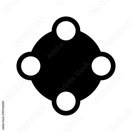 Data Integration Icon Vector Symbol Design Illustration