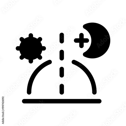 Contact Us All Day Icon Vector Symbol Design Illustration